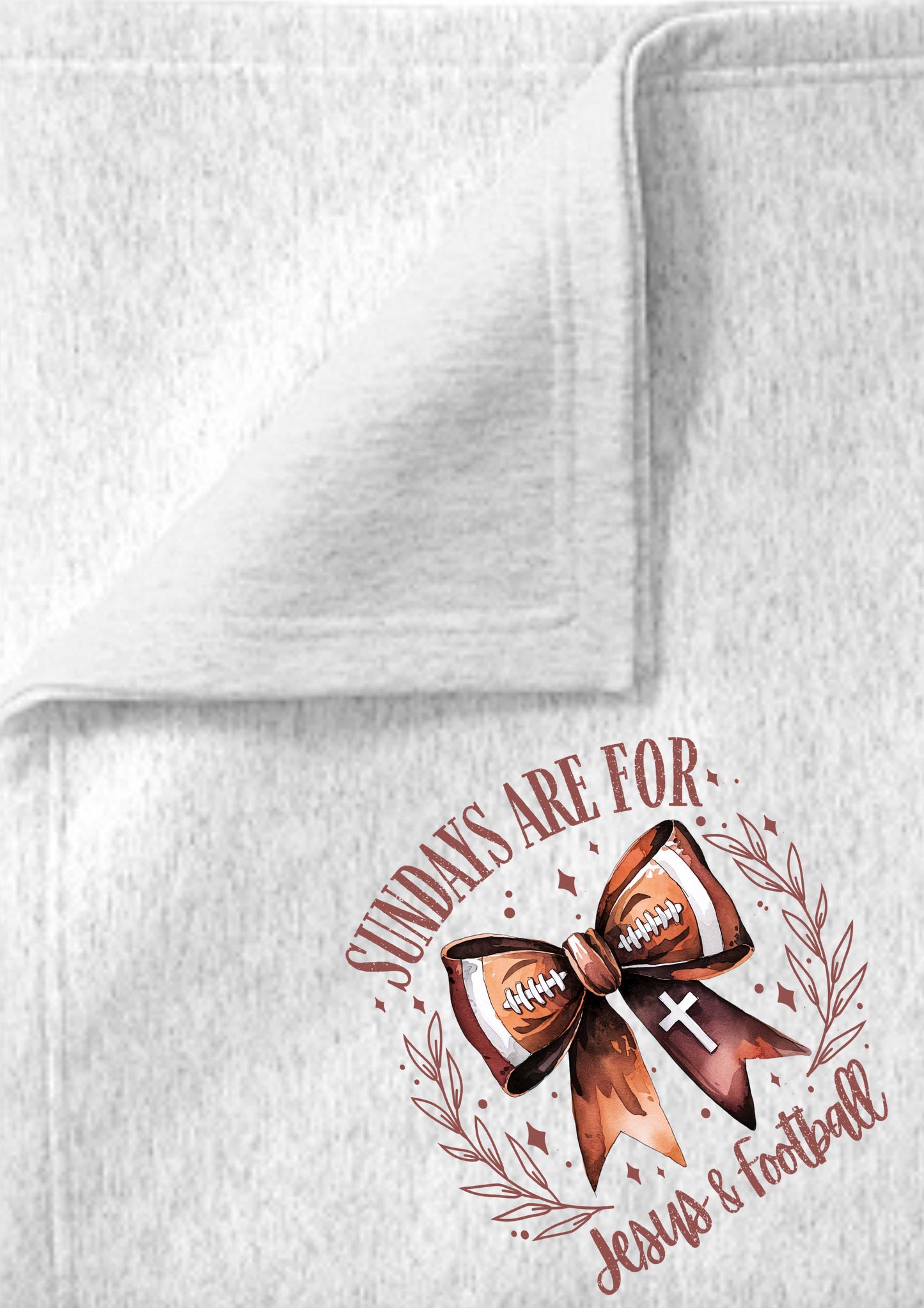 Football & Jesus Stadium Blanket