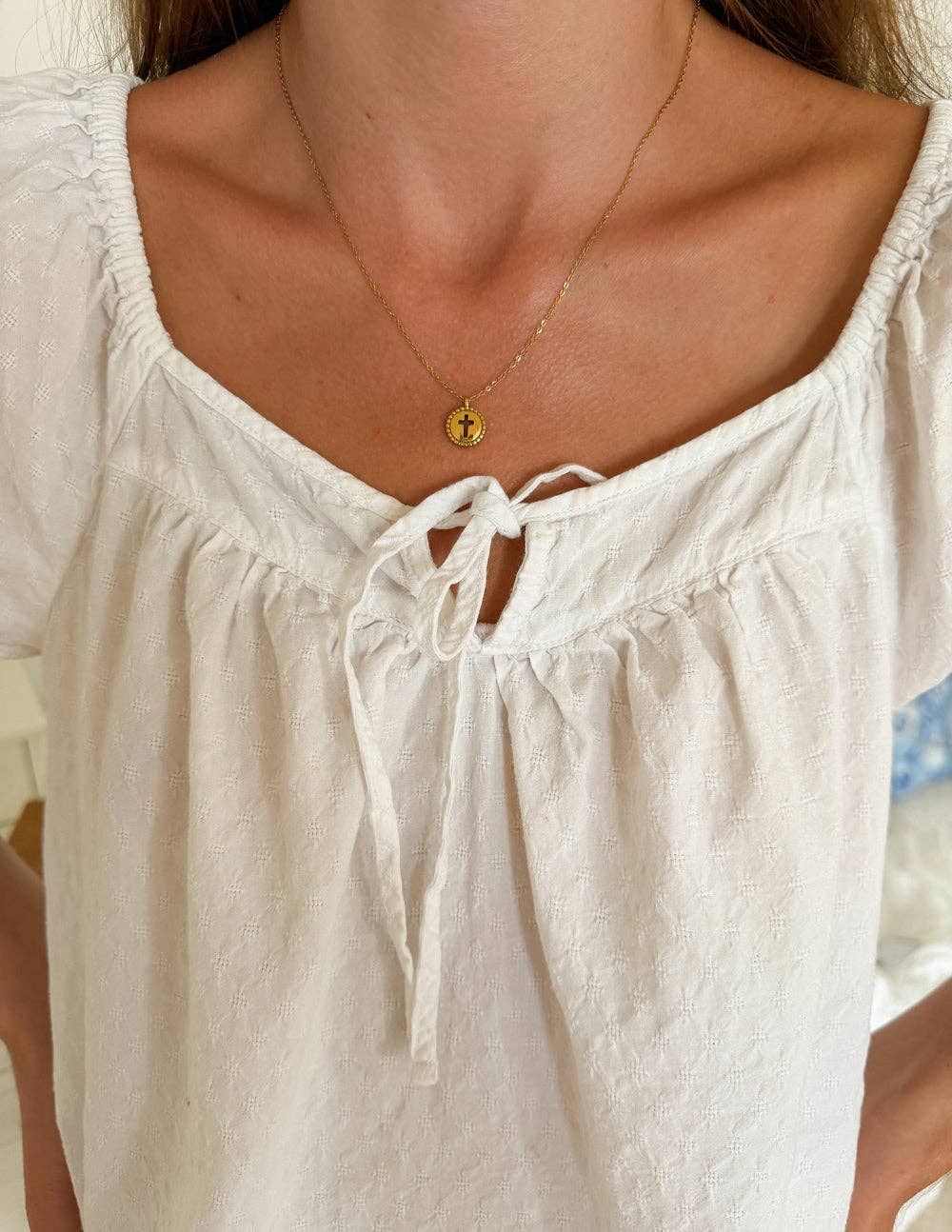 Living Hope Cross Link Necklace