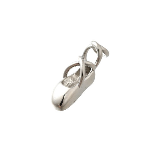 Silver Ballerina Slipper